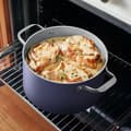 Miniatyrbild 4 av 6: Ciarra gryta 24cm med lock Induktionskastrull 5,9L non-stick beläggning Blå