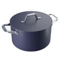 Miniatyrbild 1 av 6: Ciarra gryta 24cm med lock Induktionskastrull 5,9L non-stick beläggning Blå