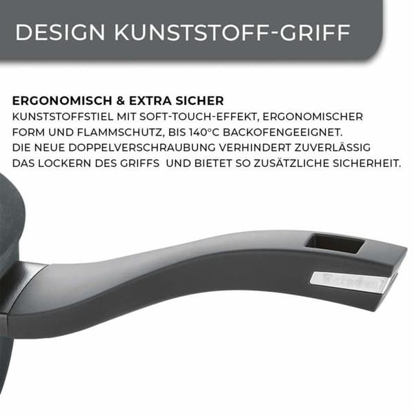 Kastrull Berndes - 21250 - Balansinduktion Enduro Aluminium Kastrull Svart 16 cm