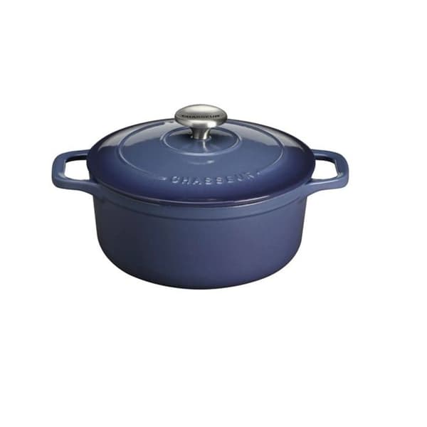 Chasseur Cocotte rund i emaljerad gjutjärn 28cm blå - PUC472880