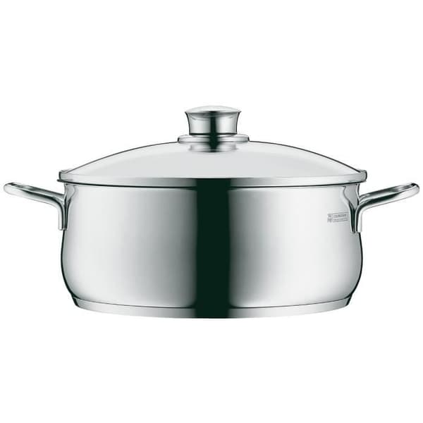Kastrull - WMF - Diadem plus - 24 cm - Glaslock - Rostfritt stål