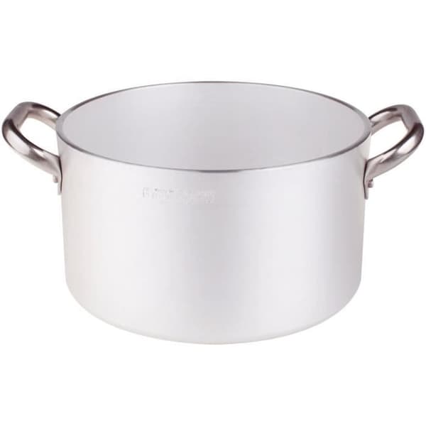 Pentole Agnelli ALMR110440 Casserol cylindrisk med hög strålningsförmåga, Professionell Aluminium 5 mm 40 cm