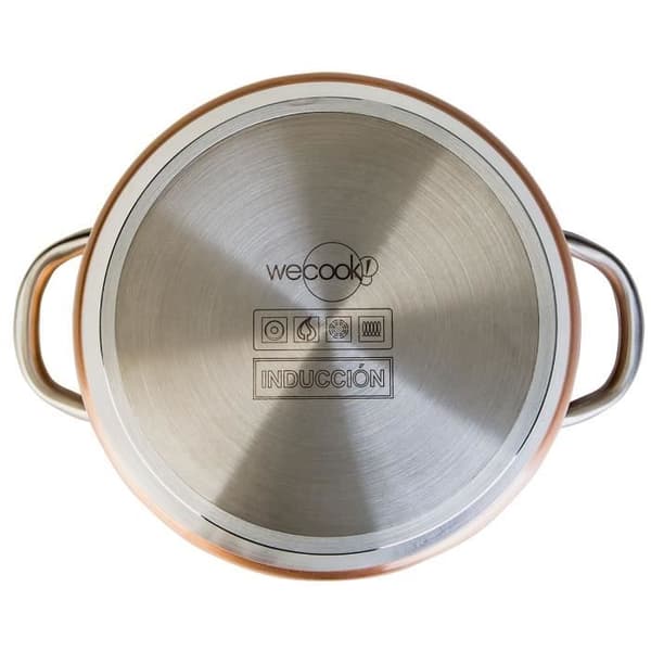 Kastrull - Wecook - Koppar 50270 - 28cm - Non-stick PFOA-fri - Lock av härdat glas