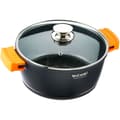 Miniatyrbild 2 av 4: Gratängform 24 cm, Induktion, Glaslock, Non-stick, Aluminiumgjutning Wecook Ecochef Svart 53158