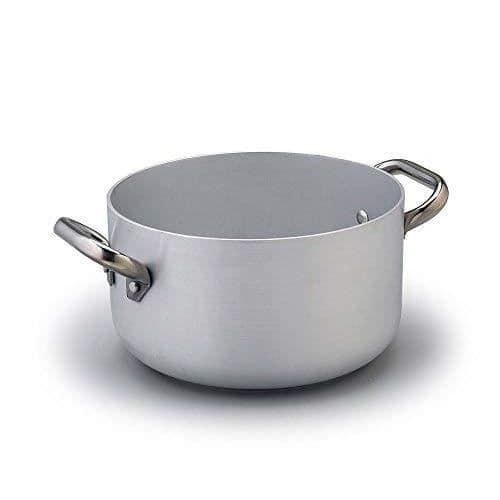 Pentole Agnelli alma104pi24 Ligne Aluminium Induktionskastrull Höga, Induktion med 2 handtag 2 Pentole Agnelli_ALMA104PI2