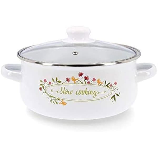 Kastrull - QUID - ESMALT MEMORY QD - Rostfritt stål - 22 cm - Alla värmekällor kompatibla