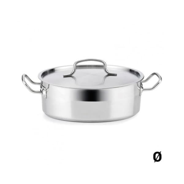 Kastrull - Quid - Azzero - Rostfritt stål - 32 x 7,5 cm - Alla värmekällor inklusive induktion