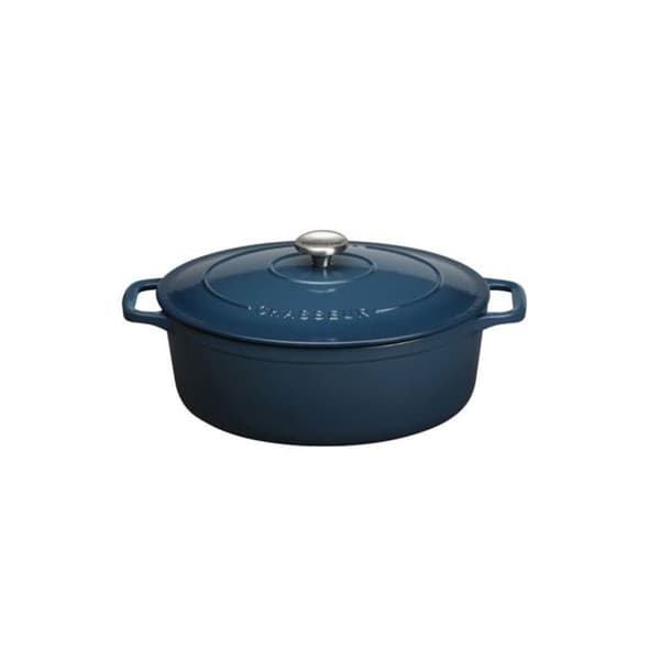 Chasseur Cocotte oval i emaljerad gjutjärn 29cm blå - PUC472997