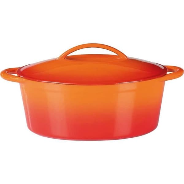 GSW Gaens Stahlwaren GSW GUSSEISEN Gryta 33 x 25 cm Orange - 716420