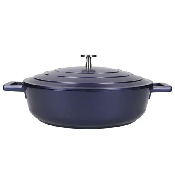 MasterClass cocotte 4 liter 28 cm aluminium/RVS blå