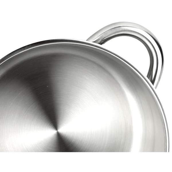 Gratängform 20 cm 2,8 L, Induktion Lock Rostfritt Stål för Alla Spisar FAGOR Silverinox Silver 01038