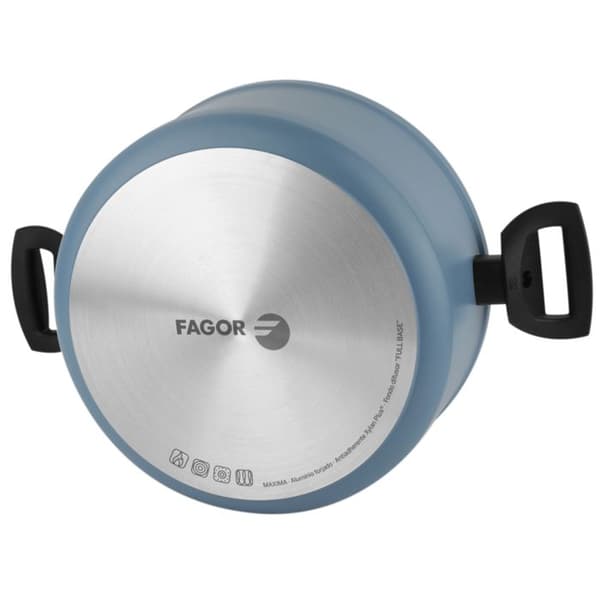Kastrull Induktion 20cm Smidd aluminium, PFOA-fri non-stick, Glaslock FAGOR Maxima Red 01199