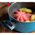 Miniatyrbild 2 av 5: Kastrull Induktion 20cm Smidd aluminium, PFOA-fri non-stick, Glaslock FAGOR Maxima Red 01199