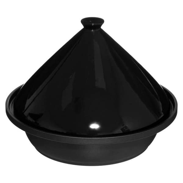 Tajine - Fem - 30cm - Keramik - Lock ingår - Långsam tillagning