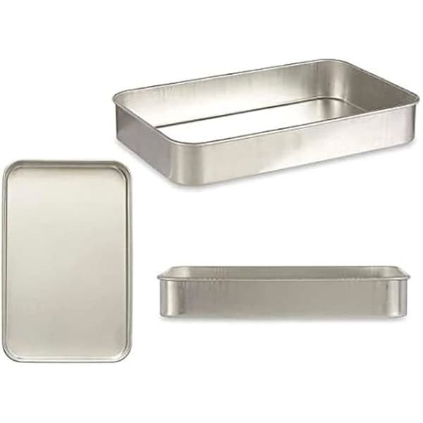 Gratängform - Silver - Aluminium - 26 x 6,5 x 41 cm
