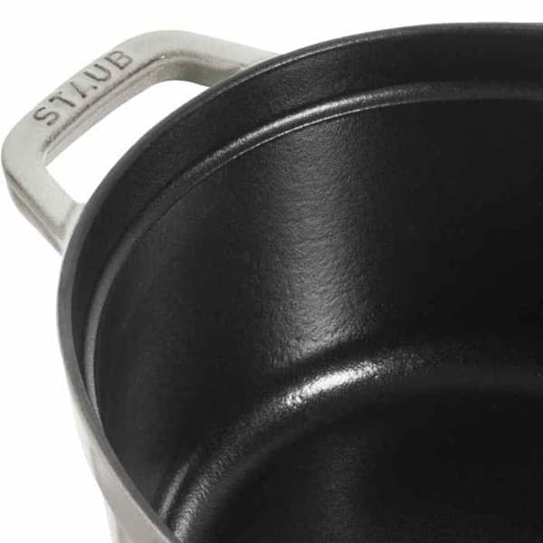 STAUB 40501-422 Gjutjärnscocotte med ovala spikar 27 cm Vit tryffel, Aluminium, Flerfärgad, One Size