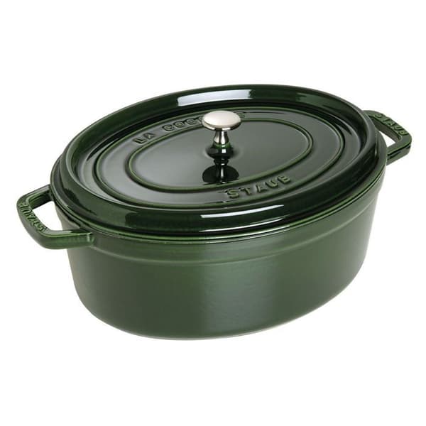 Basilika Oval Emaljerad Gjutjärnsgryta 31cm - 5,50L