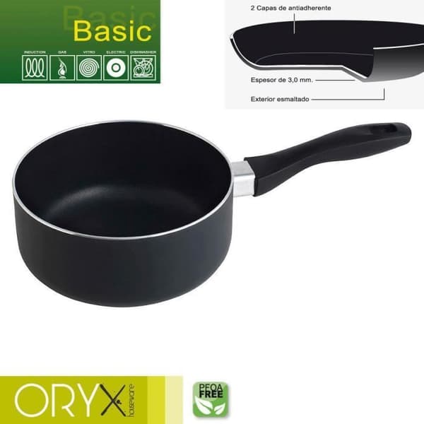 Basic non-stick aluminium kastrull 18cm/3 m