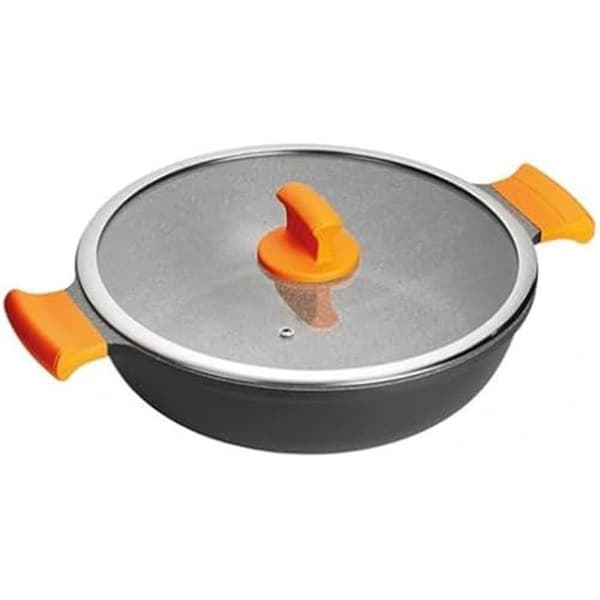 Gryta - INOXIBAR - Absolut Black Series - 28 cm - Rostfritt stål - Non-stick