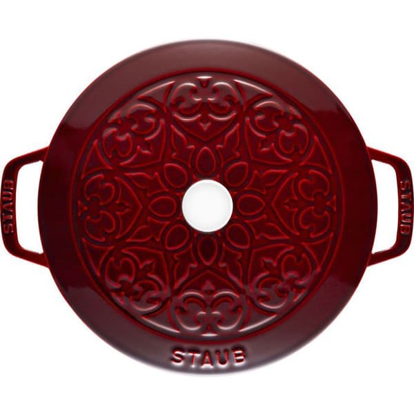 STAUB Cocotte Lily Mönster 24 cm Granatäpple