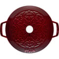Miniatyrbild 3 av 4: STAUB Cocotte Lily Mönster 24 cm Granatäpple