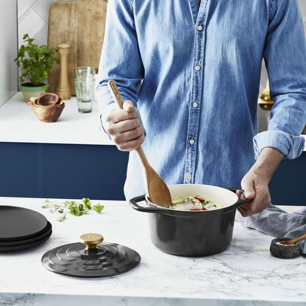 Tefal Gryta med lock 20 cm Air E2554455 grå