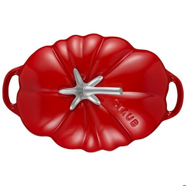 Gryta - STAUB - Tomat - 25 cm - Körsbär - Gjutjärn - Alla värmekällor inklusive induktion