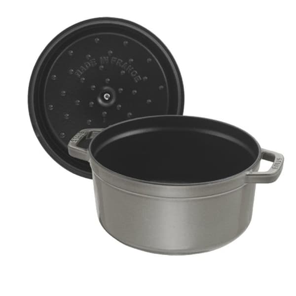 STAUB 405093120 - Rund cocotte - Ø 26 cm - Grafitgrå