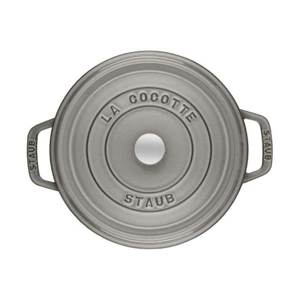 STAUB 405093120 - Rund cocotte - Ø 26 cm - Grafitgrå