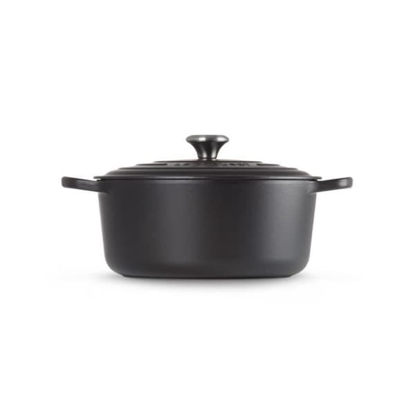Le Creuset - Mattsvart Emaljerad Gjutjärnsgryta 30cm