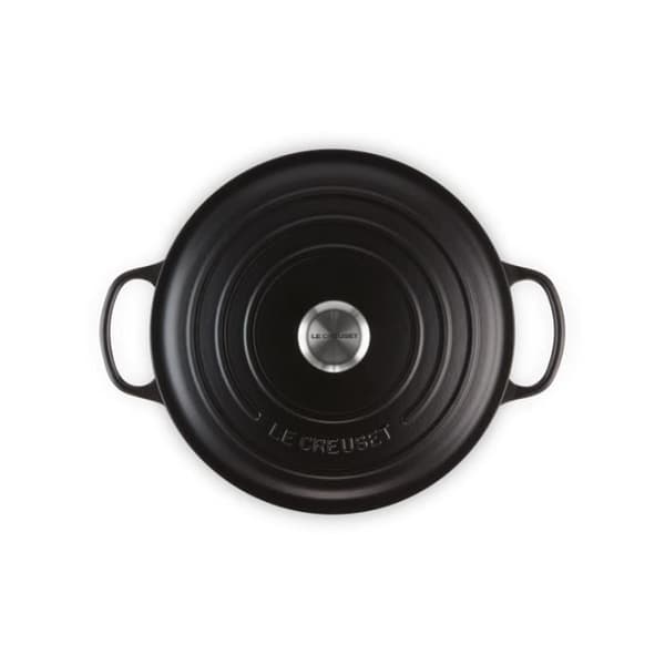 Le Creuset - Mattsvart Emaljerad Gjutjärnsgryta 30cm