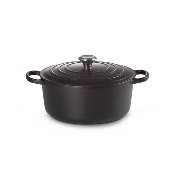 Le Creuset - Mattsvart Emaljerad Gjutjärnsgryta 30cm