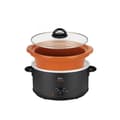 Miniatyrbild 2 av 2: JATA JEOL2135 Slow cooker med 3,5 liters kapacitet, avtagbar keramikskål i terrakotta och tål disk- och diskmaskin