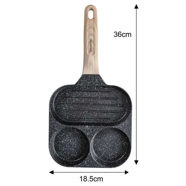 KÖKSPANNA I MARMOR FÖR ÄGG 3 SEKTIONER KLAUSBERG KB-7816