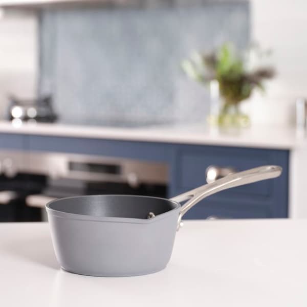 Non-stick mjölkkastrull 16 cm med hällpip Laura Ashley - Mörk turturduva - Induktionskompatibel från Pendeford