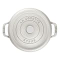 Miniatyrbild 3 av 4: STAUB - Gjutjärn Rund Cocotte, 18 cm, Vit tryffel