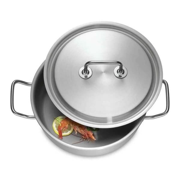 Cocotte i Rostfritt Stål Spring 04 1550 06 16 Silver