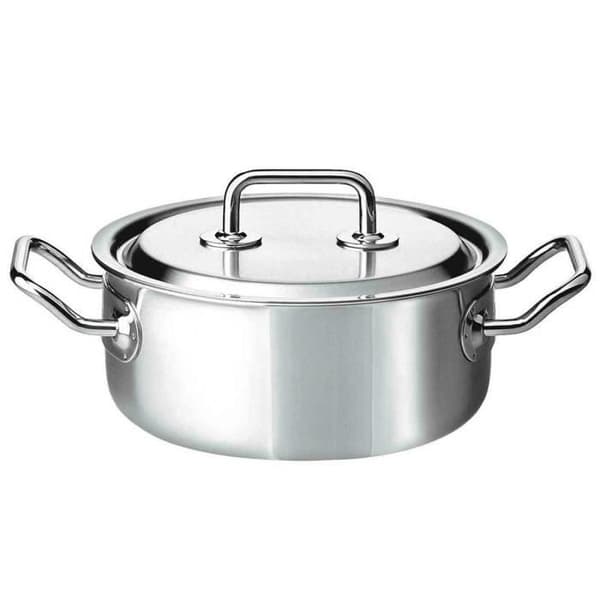Cocotte i Rostfritt Stål Spring 04 1550 06 16 Silver