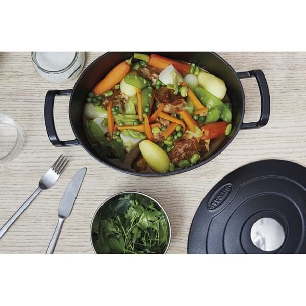 Oval gryta i emaljerat gjutjärn - SITRAM - SITRABELLA - L31 cm - 6,5L