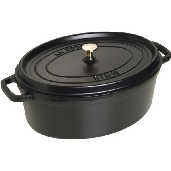 STAUB 405093700 - Oval cocotte - Ø 37 cm - Matt svart