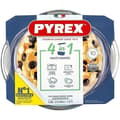 Miniatyrbild 1 av 4: Cocotte - PYREX - 1450098 - Rund - I borosilikatglas - 1,4 liter