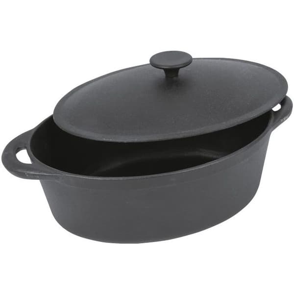 CREALYS Gjutjärn grytform 28 cm alla bränder