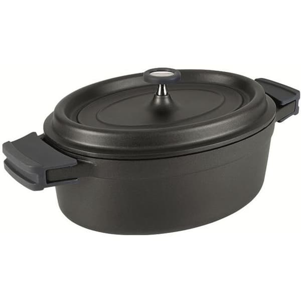 Cocotte - LACOR - Ovalt - 31 x 23 cm - 6.3 L - Svart - Non-stick aluminium