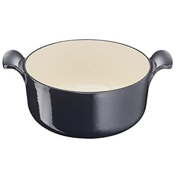 Lagostina Tradizione Gryta gjutjärn 22 cm (3,4 L) + Lock Rostfritt stålknopp Kompatibel med induktionsugn 012072031222