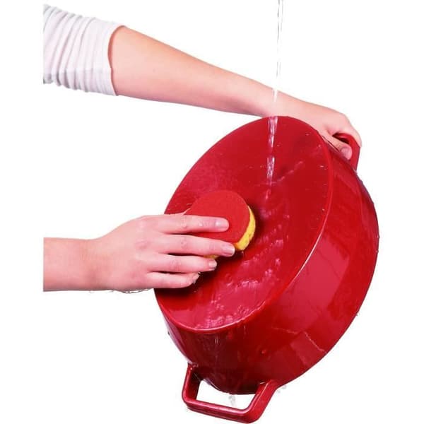 Oval gjutjärnsgryta PYREX Slow Cook 5,8 L - Röd - Alla värmekällor inklusive induktion