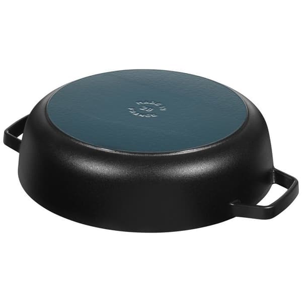 Cocotte Ronde Chistera 28 cm Svart Matt Emaljerad Gjutjärn 6,7 L STAUB