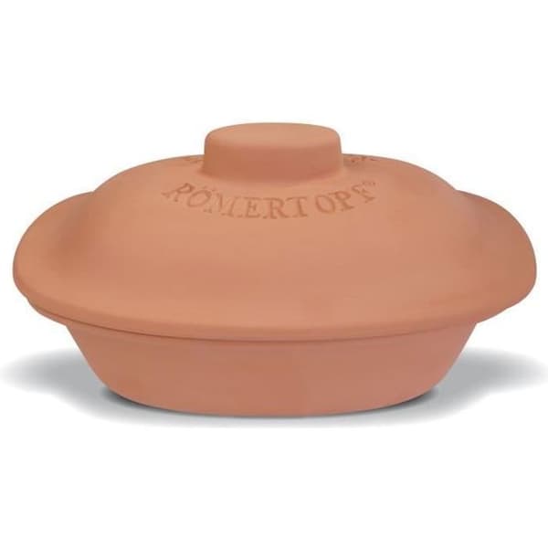 Römertopf gryta Trend, keramik gryta, sautépanna, gryta, för 4 personer, naturlig lera, 3,5 l, 19005