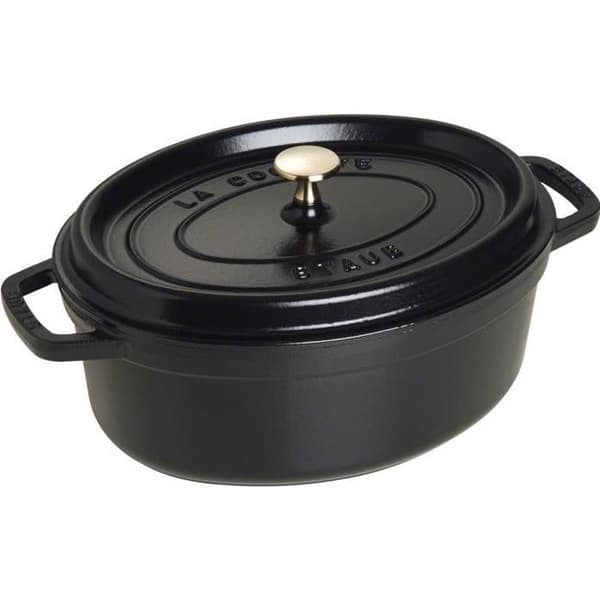 STAUB 405093150 - Oval cocotte - Ø 29 - Matt svart