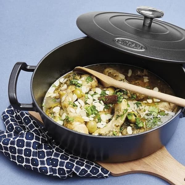 SITRAM SITRABELLA Oval cocotte i emaljerat gjutjärn - L26 cm - 4L