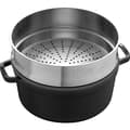 Miniatyrbild 2 av 3: STAUB 405106060 - Rund cocotte med ångkorg - Ø 26 cm - Matt svart